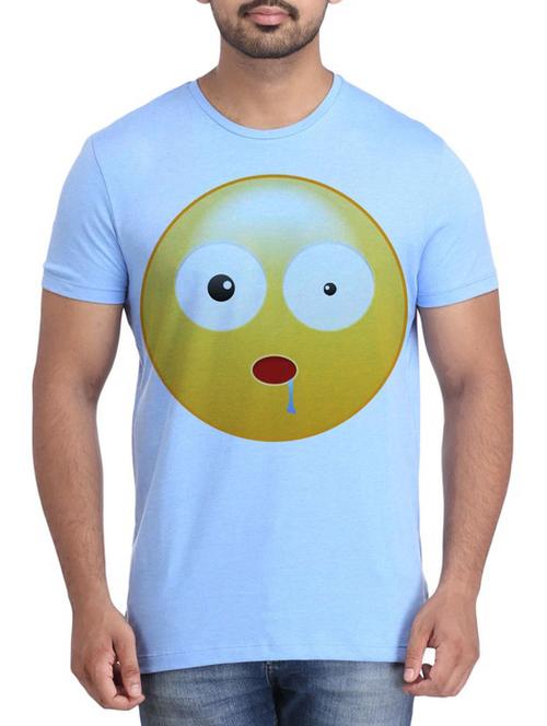 blue polyester tshirt - 12161316 - Very Small Image - 1