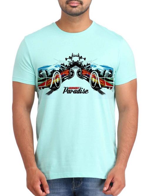 light blue polyester tshirt - 12161408 - Very Small Image - 1