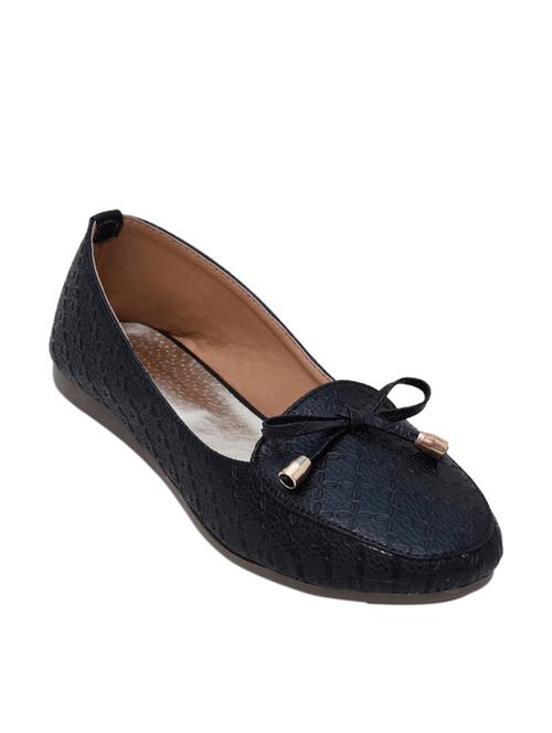 black faux leather moccasin - 12165580 - Very Small Image - 1