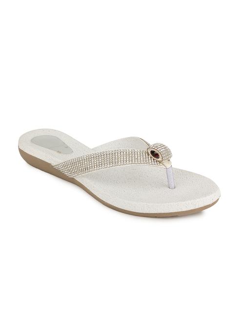 white faux leather sandal - 12166467 - Very Small Image - 1