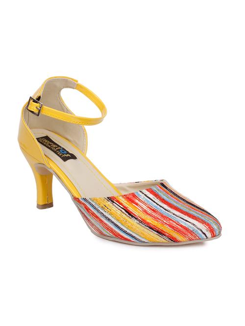 yellow fabric pump - 12166479 - Very Small Image - 1