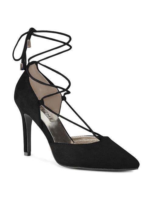 black leatherette pump - 12167788 - Very Small Image - 1