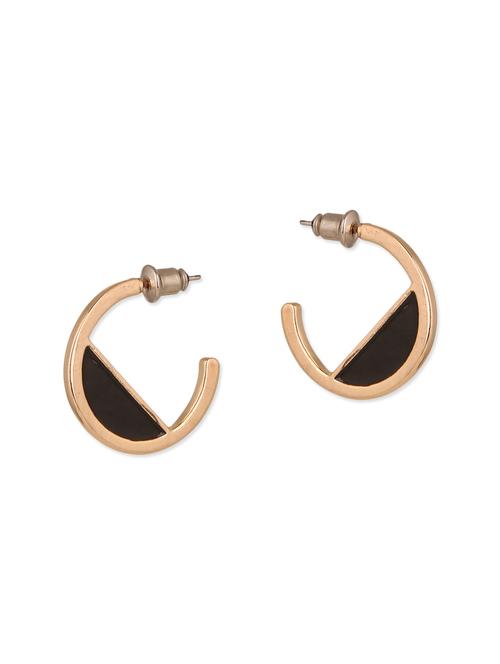 gold metal studs earring - 12168274 - Very Small Image - 1
