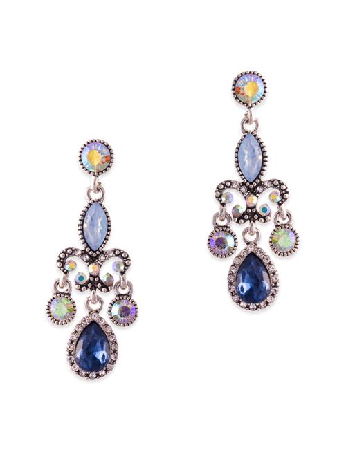 multi colored metal drop earrings - 12173506 - Very Small Image - 1
