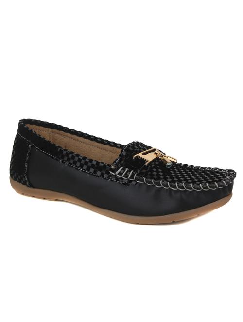 black leatherette loafer - 12173772 - Very Small Image - 1
