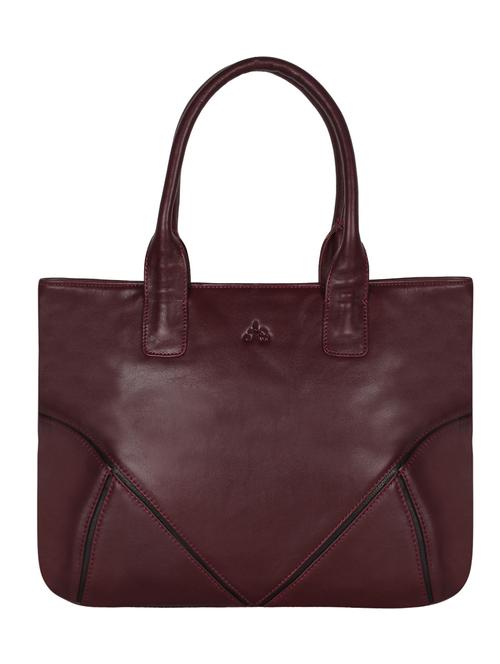cherry brown leatherette handbag - 12175269 - Very Small Image - 1