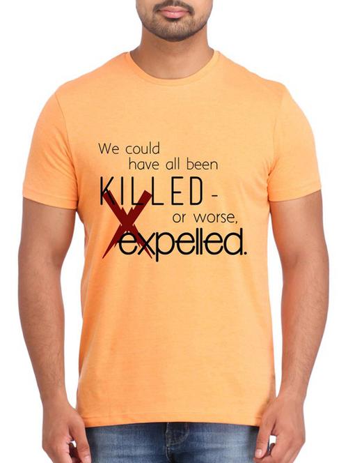 orange polyester tshirt - 12176394 - Very Small Image - 1