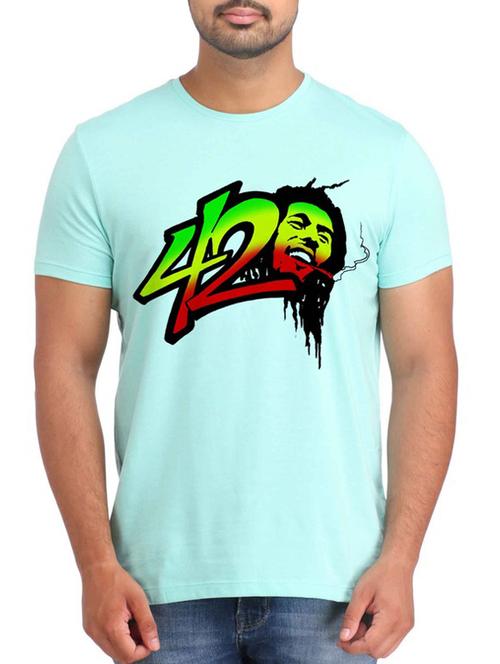 light blue polyester tshirt - 12176419 - Very Small Image - 1
