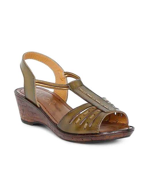 brown leather sandal - 12177300 - Very Small Image - 1