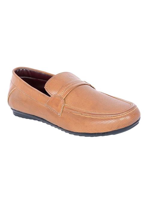 beige color, leatherette loafer shoes - 12177458 - Very Small Image - 1