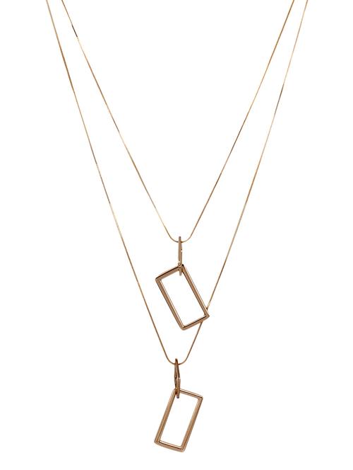 gold metal long necklace - 12178665 - Very Small Image - 1