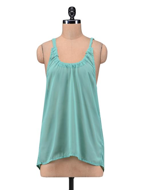 sea green polygeorgette top - 1218335 - Very Small Image - 1