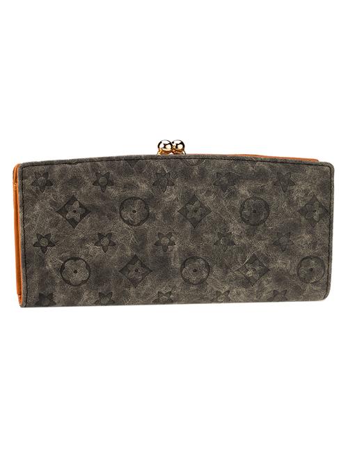 grey textured leatherette clutch - 1218419 - Very Small Image - 1