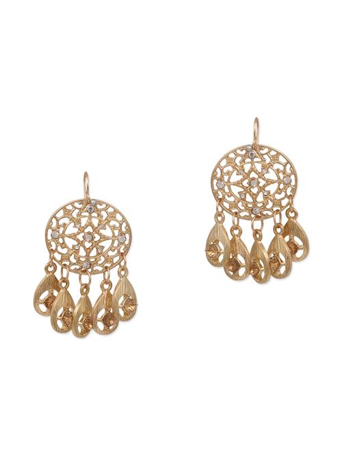 Gold Dream Catcher Earrings - 12184235 - Very Small Image - 1