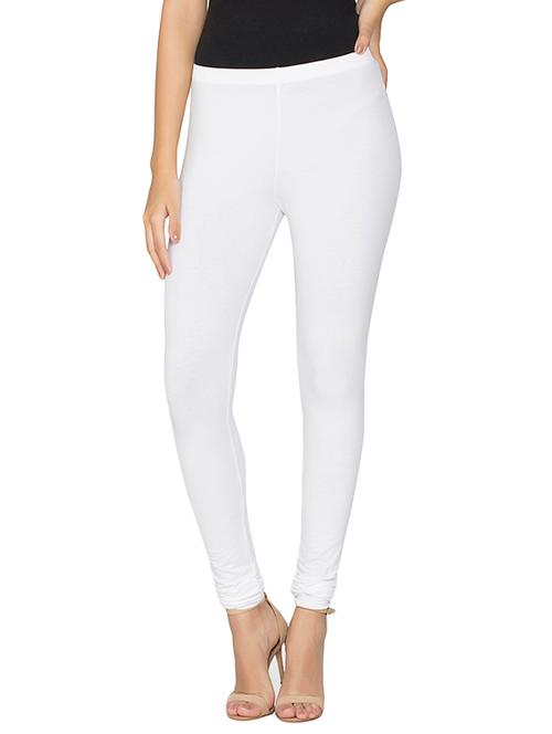 white jersey woolen legging - 12196357 - Very Small Image - 1