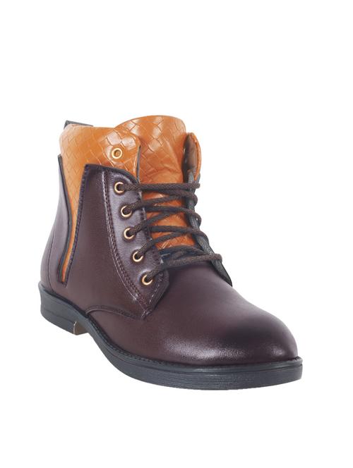 brown lace up ankle boot - 12196475 - Very Small Image - 1