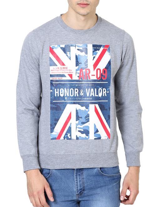 grey crepe sweatshirt - 12196755 - Very Small Image - 1