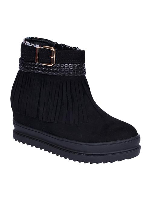 black suede ankle boot - 12197524 - Very Small Image - 1