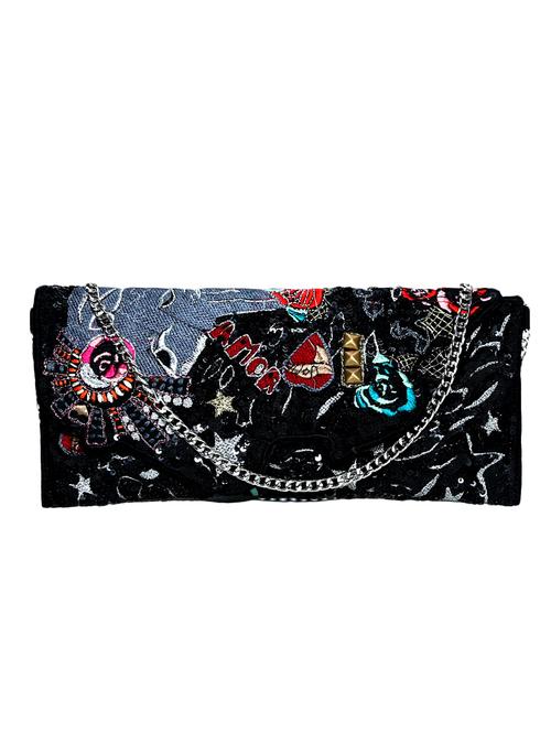 multi colored cotton clutch - 12197781 - Very Small Image - 1