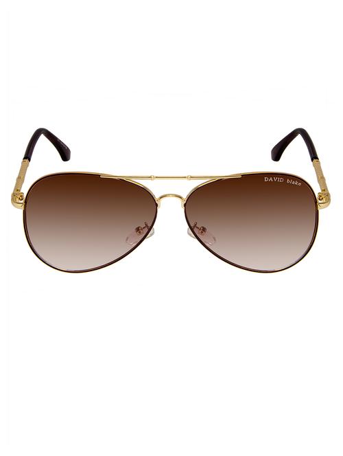 david blake brown aviator uv protected sunglass - 12203621 - Very Small Image - 1