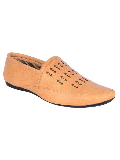 tan synthetic slip on loafers - 12207644 - Very Small Image - 1