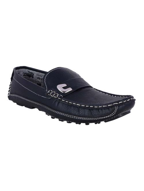 black synthetic slip on loafers - 12208551 - Very Small Image - 1