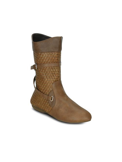 brown synthetic calf boot - 12211743 - Very Small Image - 1