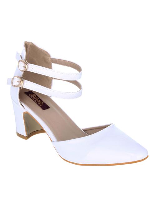 white ankle strap sandals - 12213213 - Very Small Image - 1