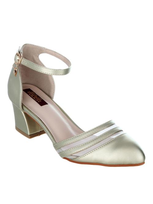 gold ankle strap sandals - 12213222 - Very Small Image - 1