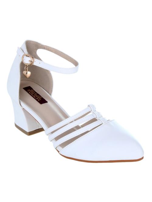 white ankle strap sandals - 12213225 - Very Small Image - 1