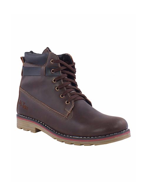 brown lace up ankle boot - 12220509 - Very Small Image - 1