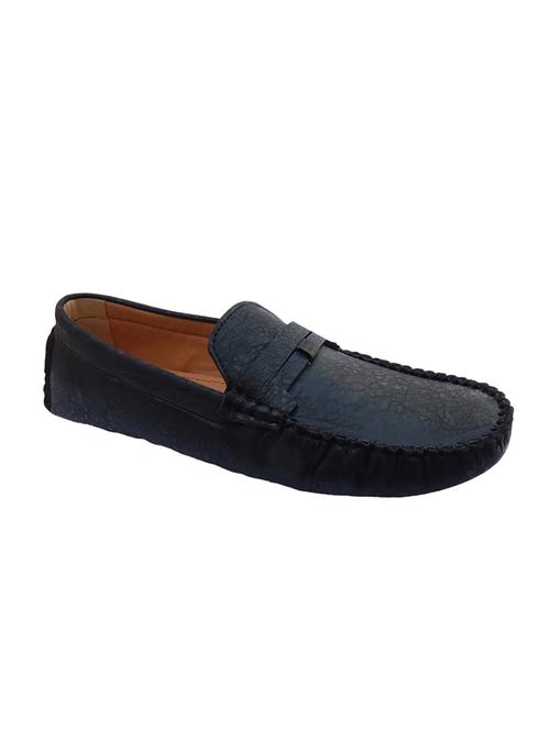 black synthetic slip on loafers - 12220518 - Very Small Image - 1