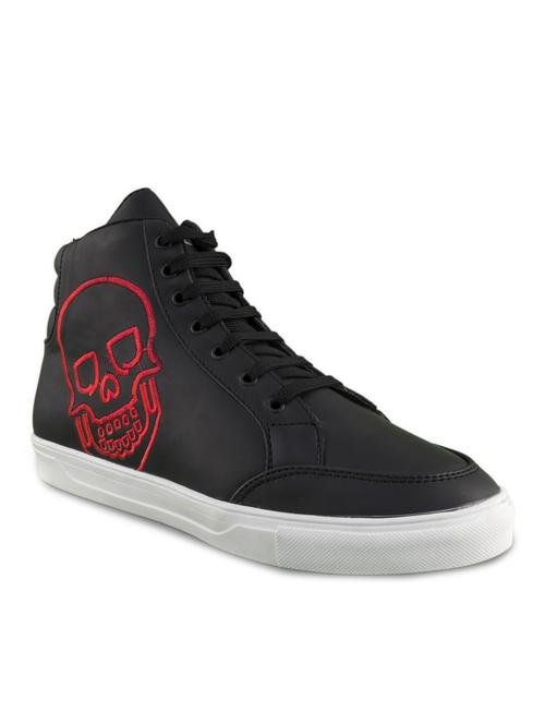 black synthetic lace up sneakers - 12220788 - Very Small Image - 1