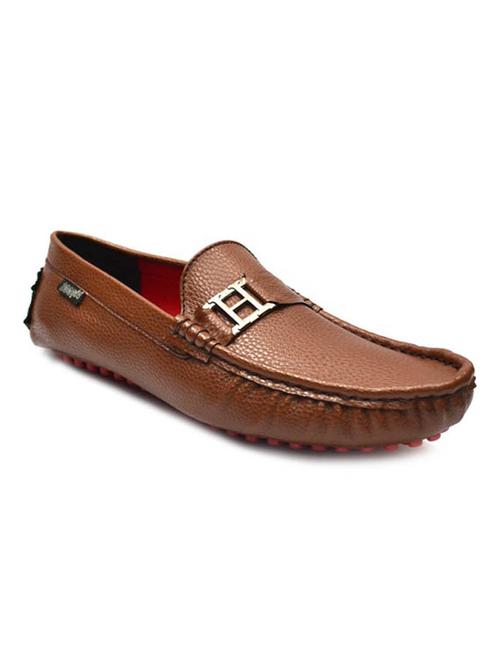tan synthetic slip on loafers - 12220845 - Very Small Image - 1