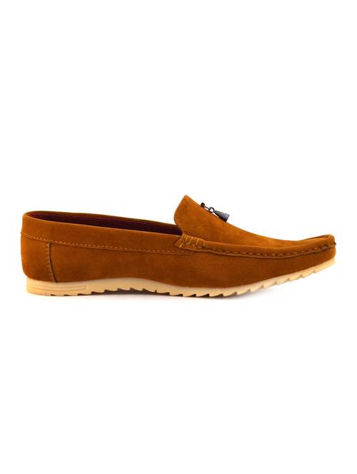 tan synthetic slip on loafers - 12220863 - Very Small Image - 1