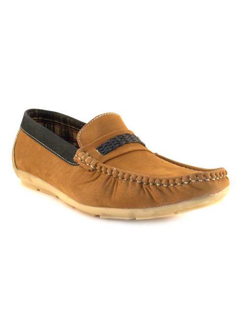 tan suede slip on loafers - 12220868 - Very Small Image - 1