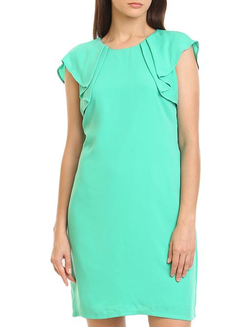 solid mint green shift dress - 12220950 - Very Small Image - 1
