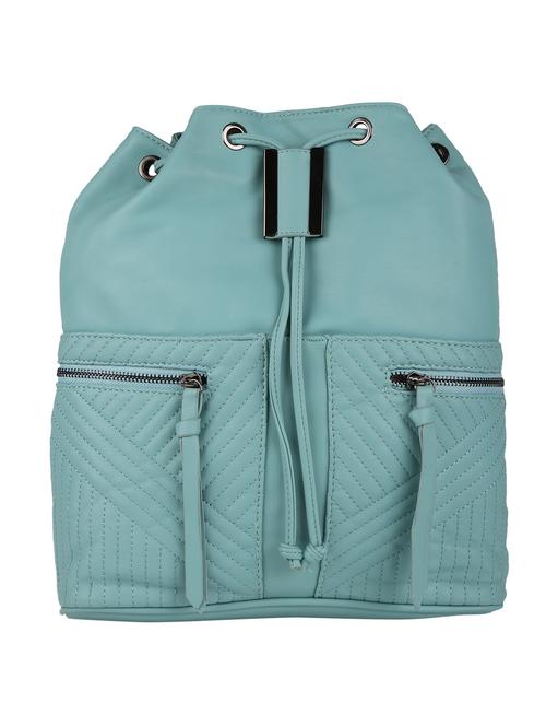 blue leatherette backpack - 12240045 - Very Small Image - 1