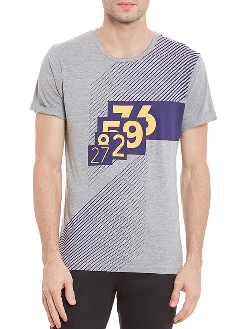 grey cotton tshirt - 12240525 - Very Small Image - 1