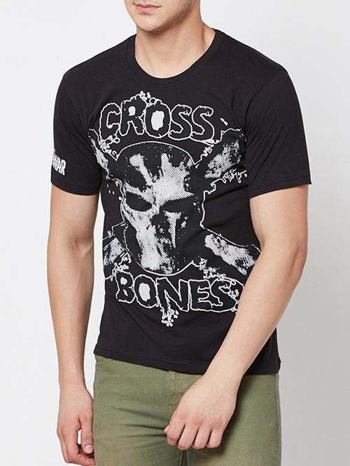 black cotton tshirt - 12240535 - Very Small Image - 1