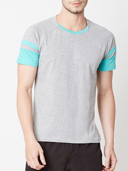 grey cotton tshirt - 12240538 - Very Small Image - 1