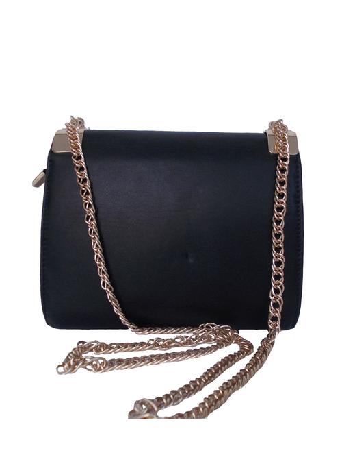 black leatherette (pu sling bag - 12243993 - Very Small Image - 1