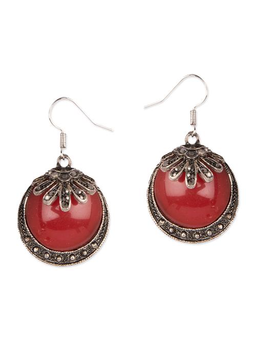 Diva Walk red alloy earring - 12244477 - Very Small Image - 1