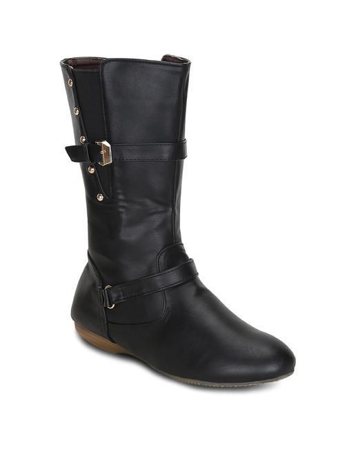 black synthetic calf boot - 12244668 - Very Small Image - 1
