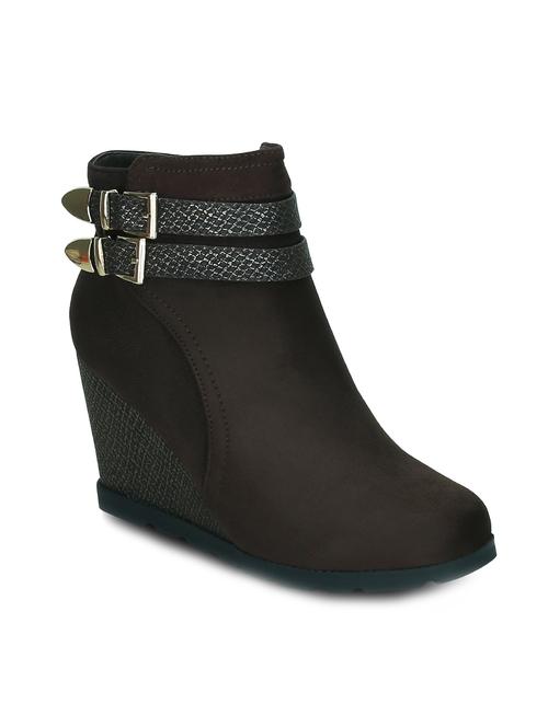 brown suede ankle boot - 12244714 - Very Small Image - 1