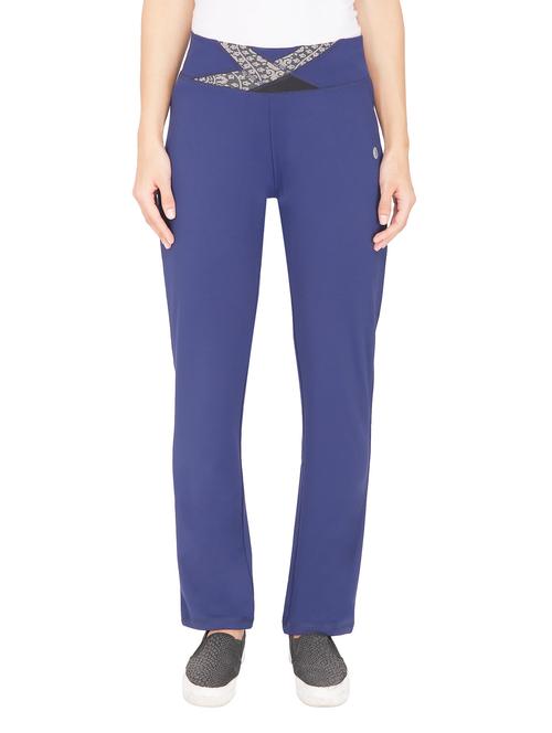 blue polyester track pants - 12245698 - Very Small Image - 1