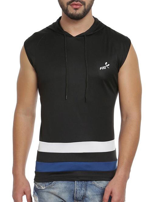 black polyester tshirt - 12246171 - Very Small Image - 1