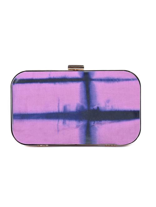purple cotton clutch - 12246599 - Very Small Image - 1