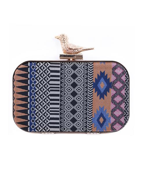 multi colored cotton clutch - 12246621 - Very Small Image - 1
