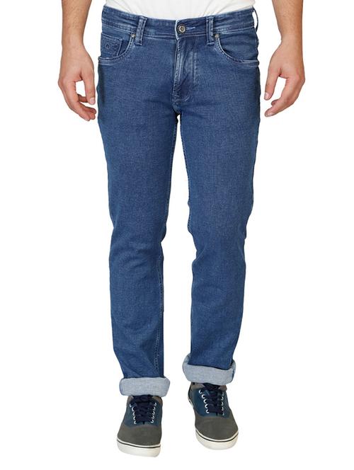 blue cotton jeans - 12248090 - Very Small Image - 1